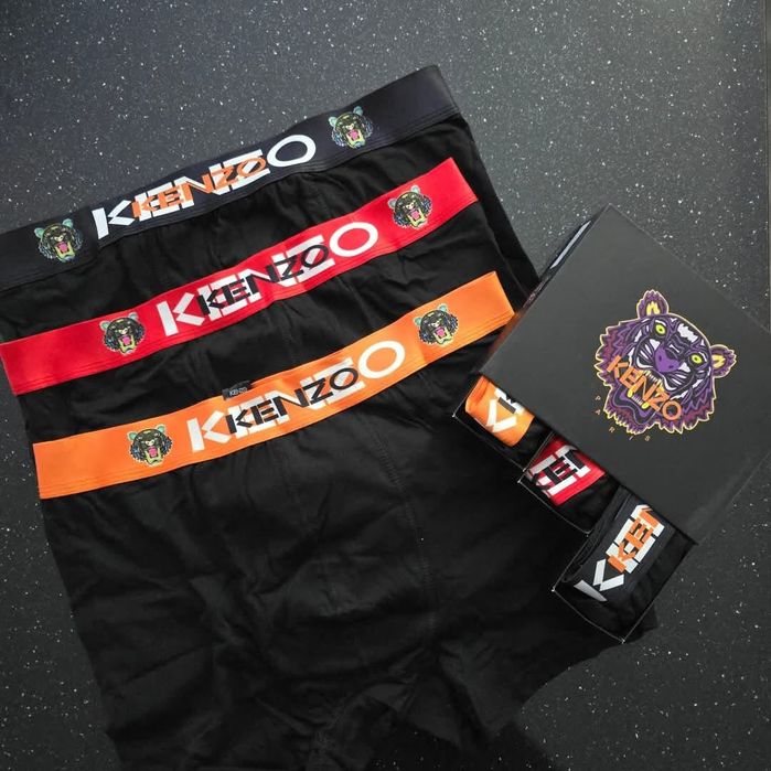 Nowe męskie bokserki kenzo trojpak m xl xxl