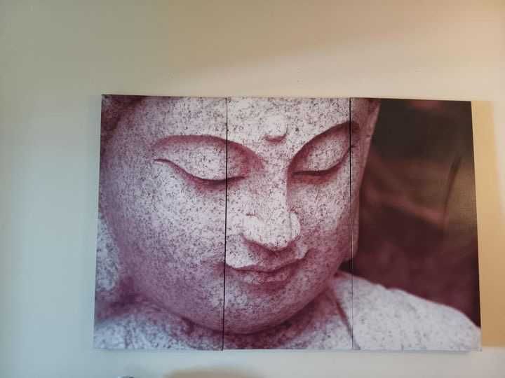 Quadro em tela Buda - tríptico