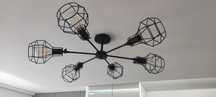 Lampa sufitowa z 6 lampami