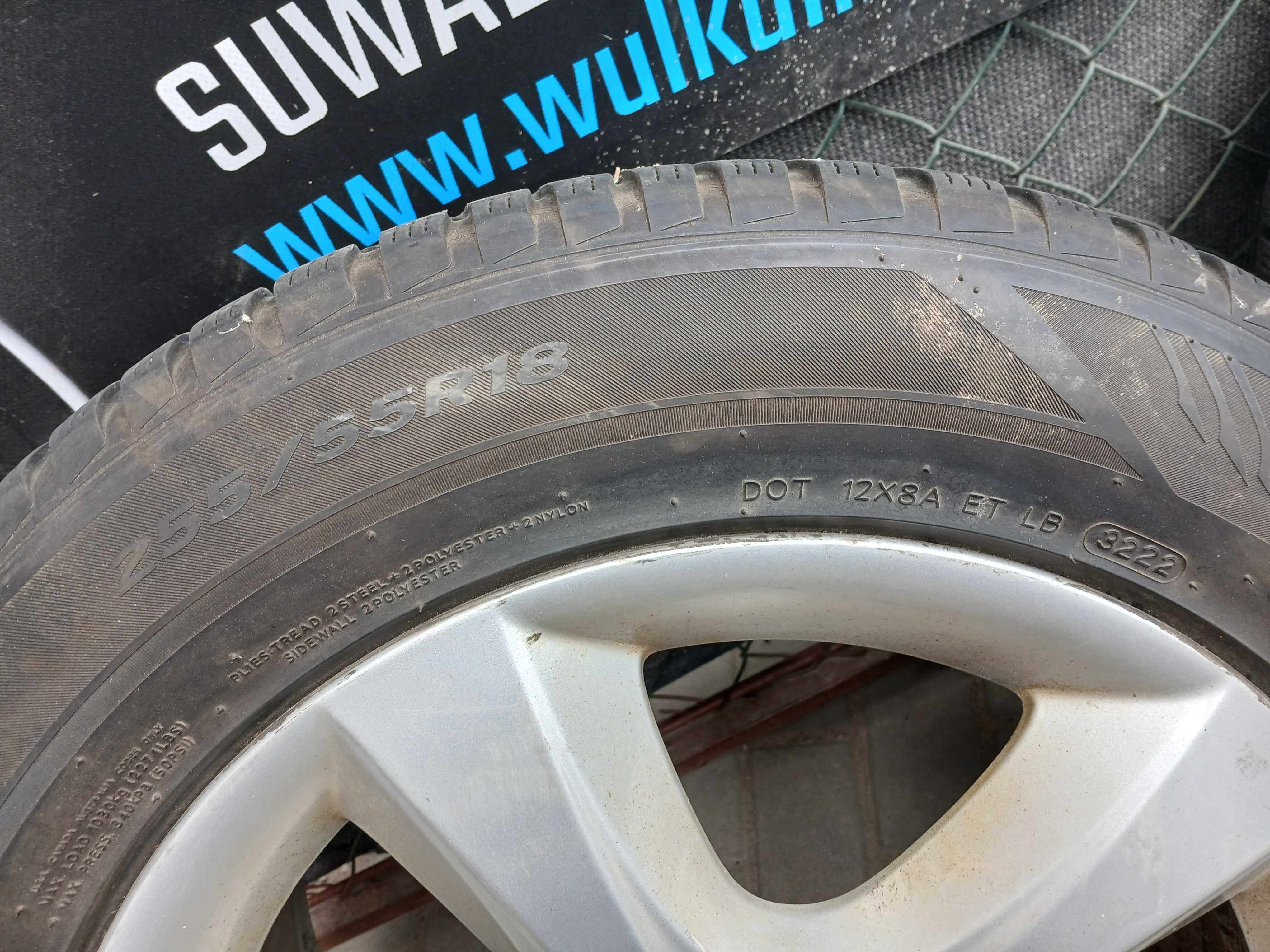4x używane koła zimowe 255/55 R18 5x120 Bmw X3 X4 X5 X6
