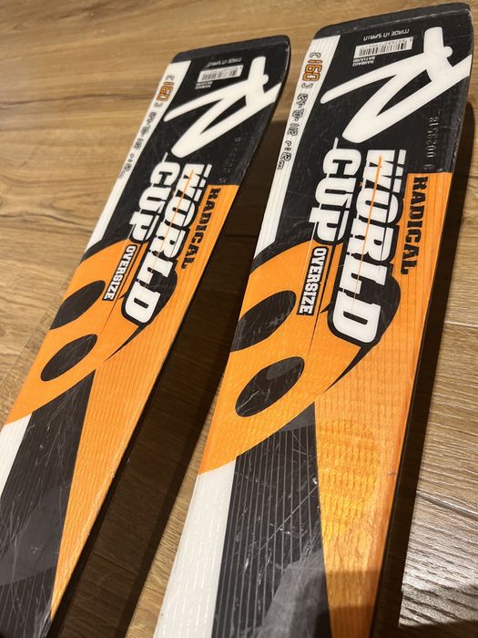 Narty Rossignol Radical World Cup 160. Krawedzie BDB