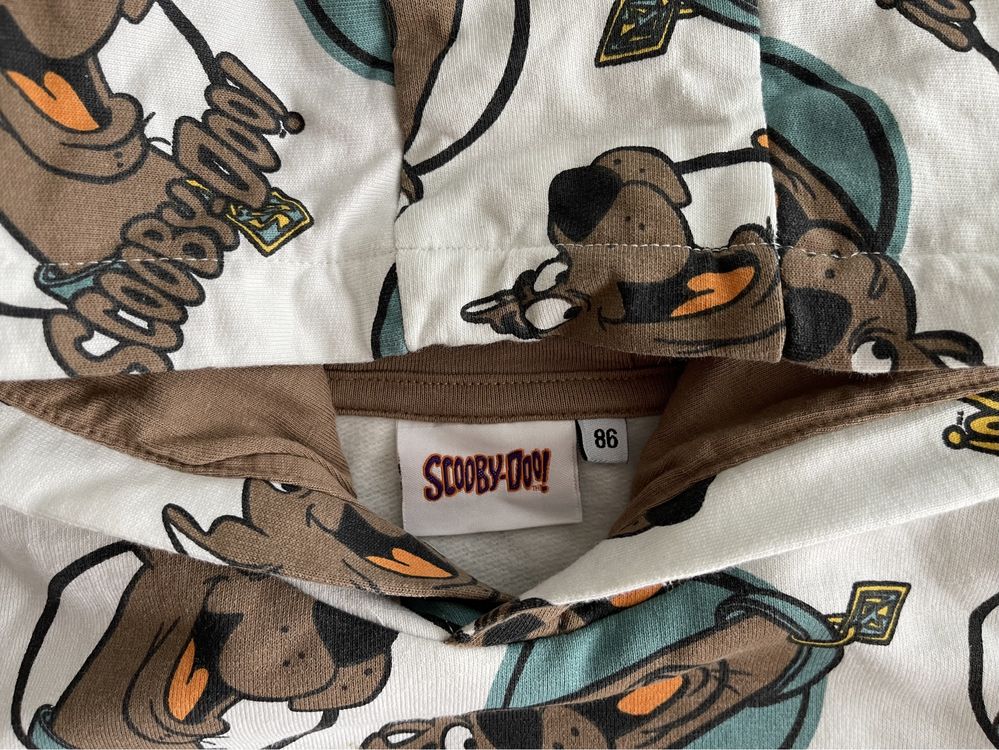 Bluza chłopięca z kapturem Scooby Doo r. 86