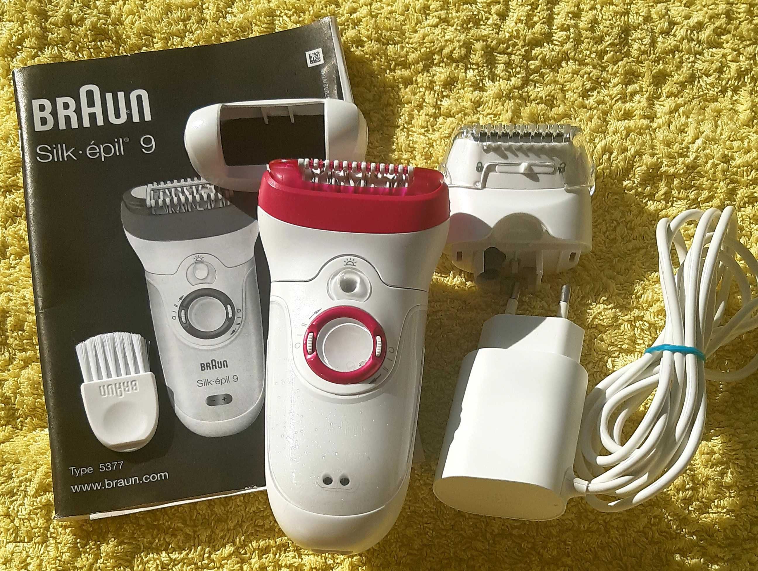 Depilator BRAUN Silk.Epil 9 z dodatkami :)