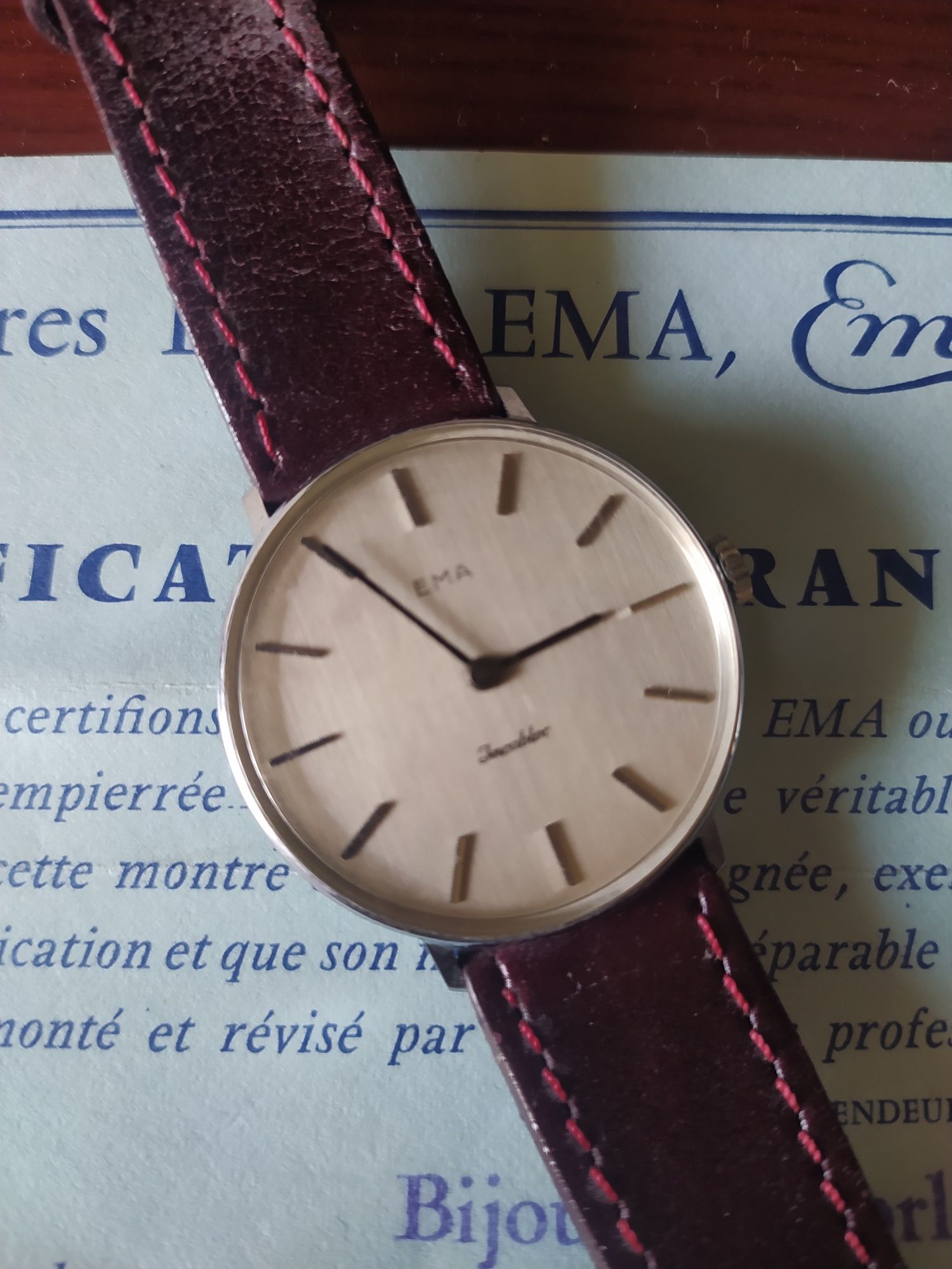 Часы, годинник EMA incabloc 1984