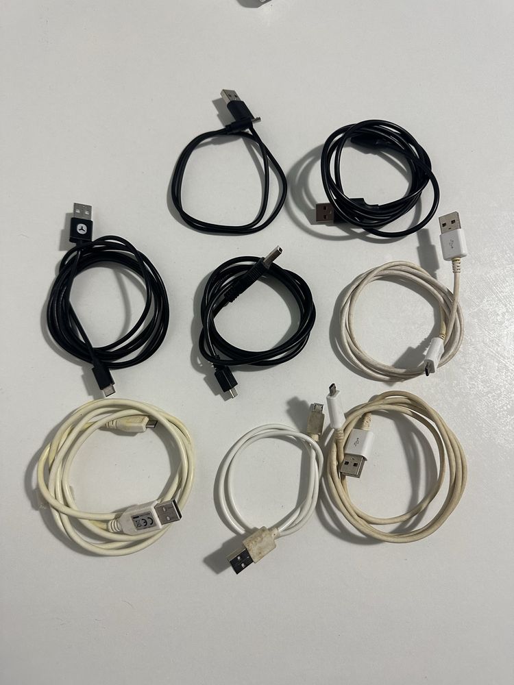 8 Cabos de Android e 2 adaptadores