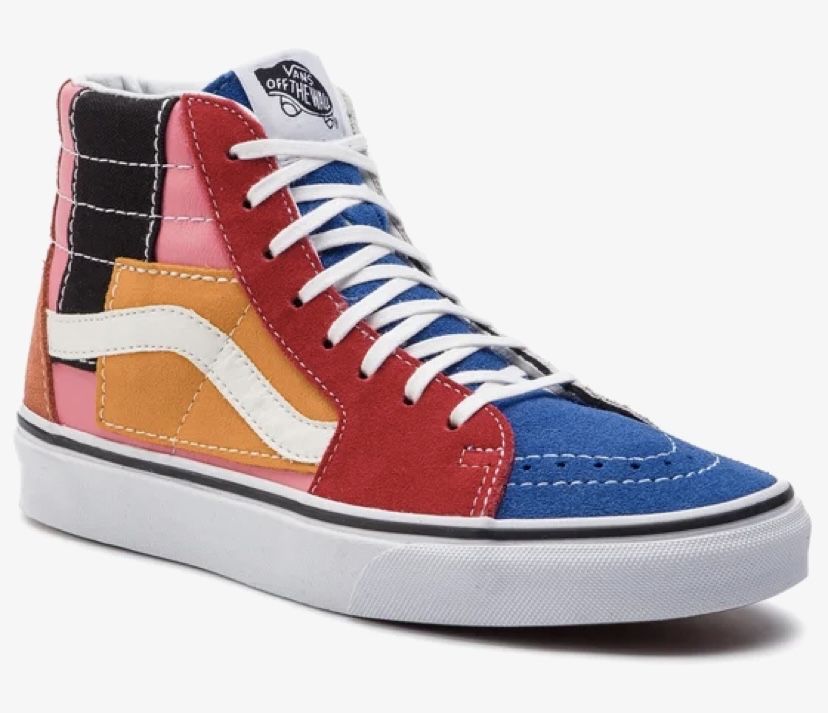 Sneakersy Vans Sk8-Hi  (Patchwork) Multicolor r.42