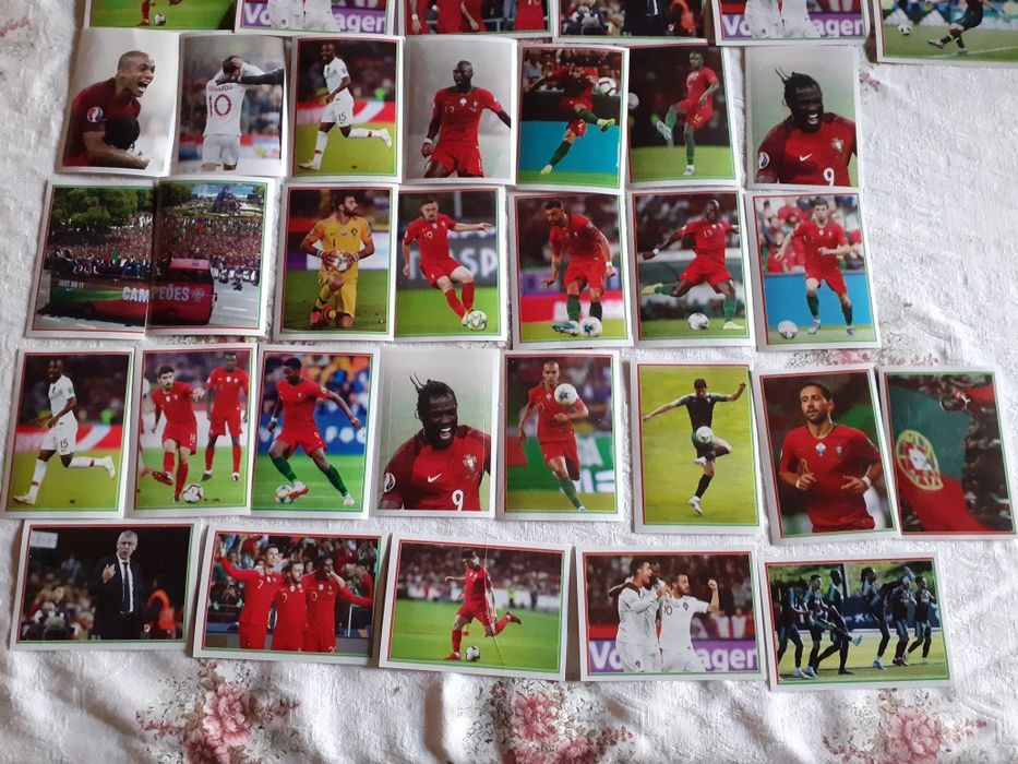 64 cromos da coleção Fome de Vencer coleção anterior
