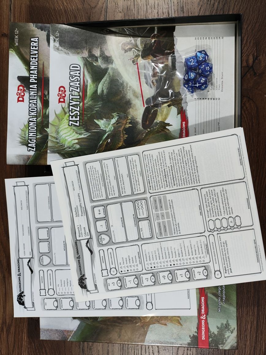 Zestaw Startowy Dungeon and Dragons D&D