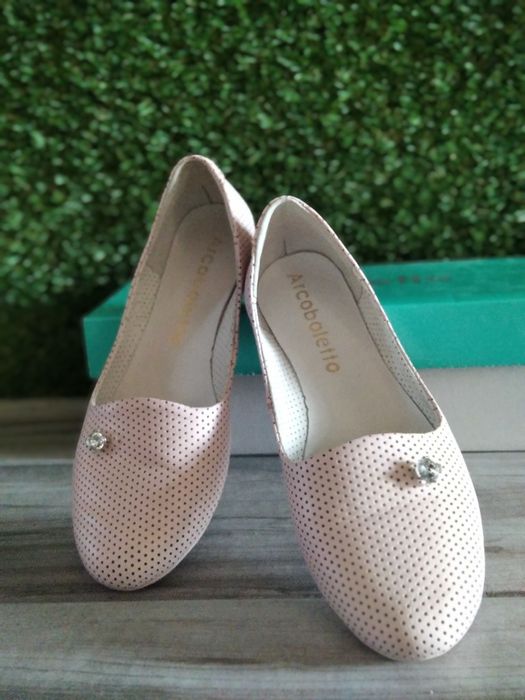 Балетки  Нові фірмові, натуральна шкіра, устілка 24