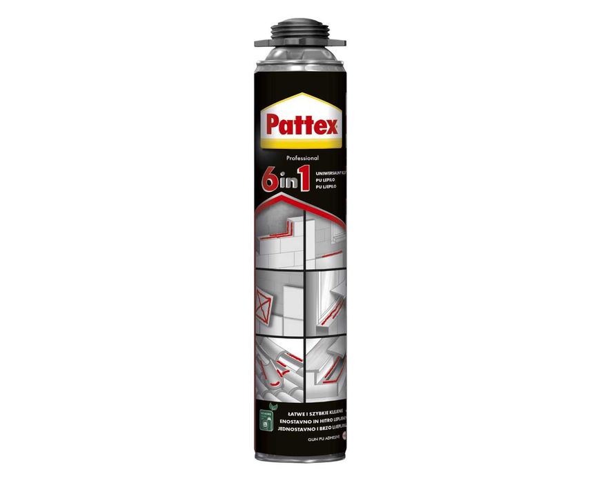 PATTEX Klej montażowy 6w1 750ml uniwersalny, pistoletowy