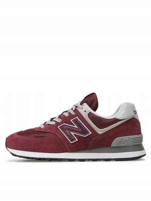 New Balance 42,5 Buty Męskie Ml574Evm Bordowe Sneakersy Skórzane T783