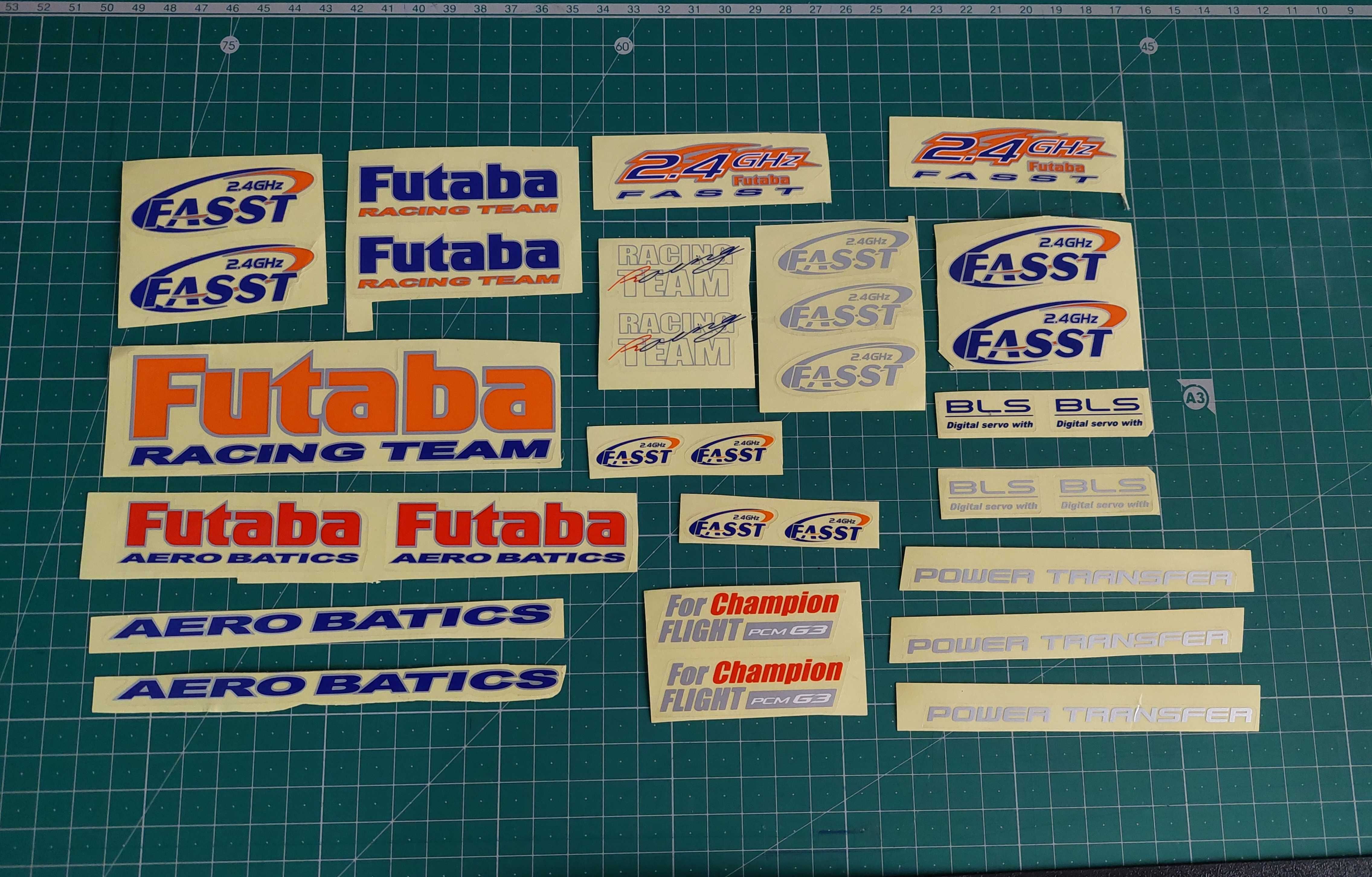 Autocolantes Futaba. ( RC, Modelismo)