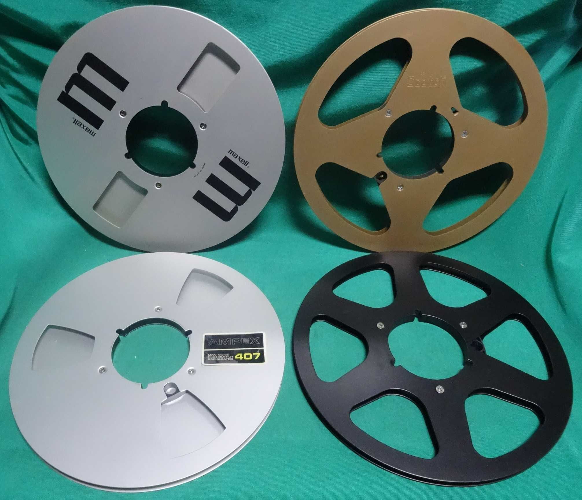 Продам алюминиевые  катушки Ampex,Maxell,Scotch - 26,5 см