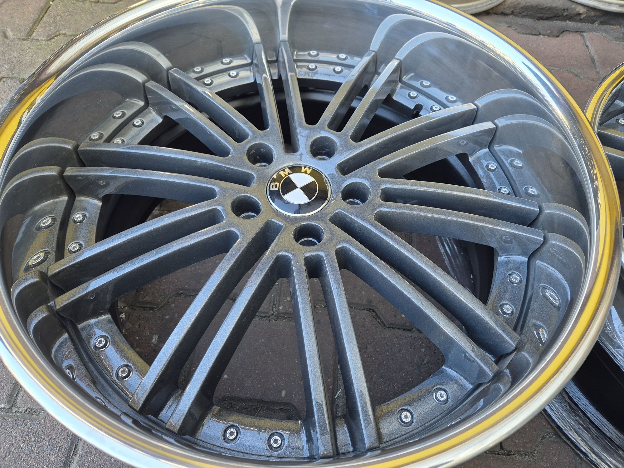 Alufelgi BMW  5x120 szeroki polerowany Rant  20 cali