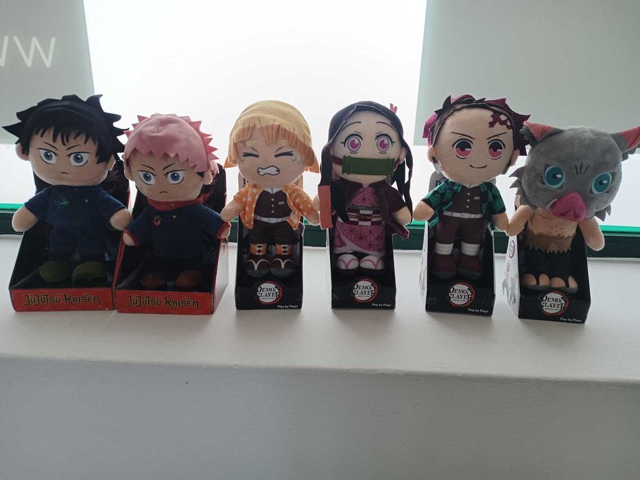 Novidade : Peluches Demon Slayer e Jujutsu Kaisen