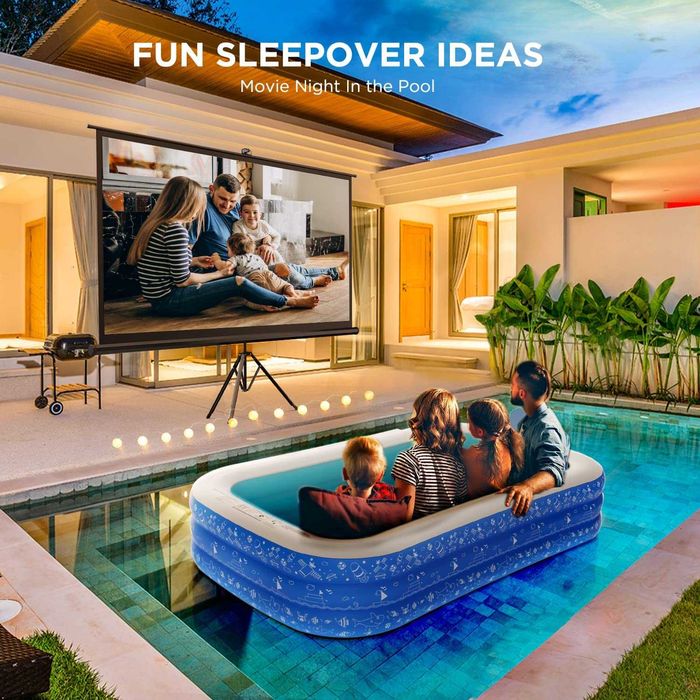 Piscina insuflável, 300 x 180 x 50 cm, Nova