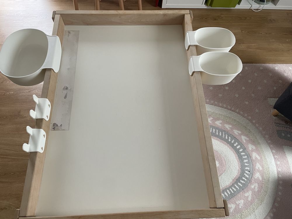 Przewijak Ikea Sniglar plus pojemniki i miska do podmywania