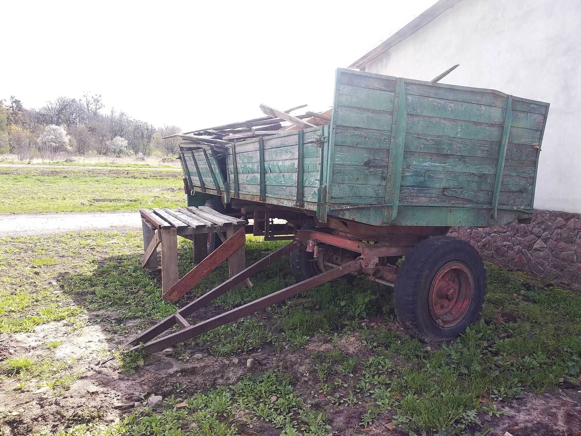 прицеп МАЗ до трактора або грузовика причіп вантажний бортовий на ходу