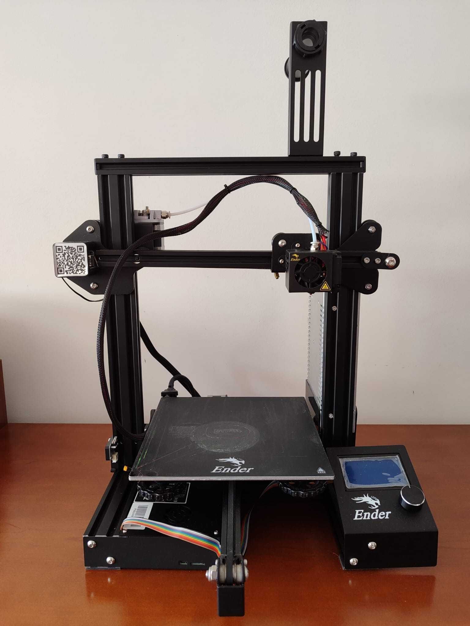 Impressora 3D - Creality Ender 3 V1 + Upgrades