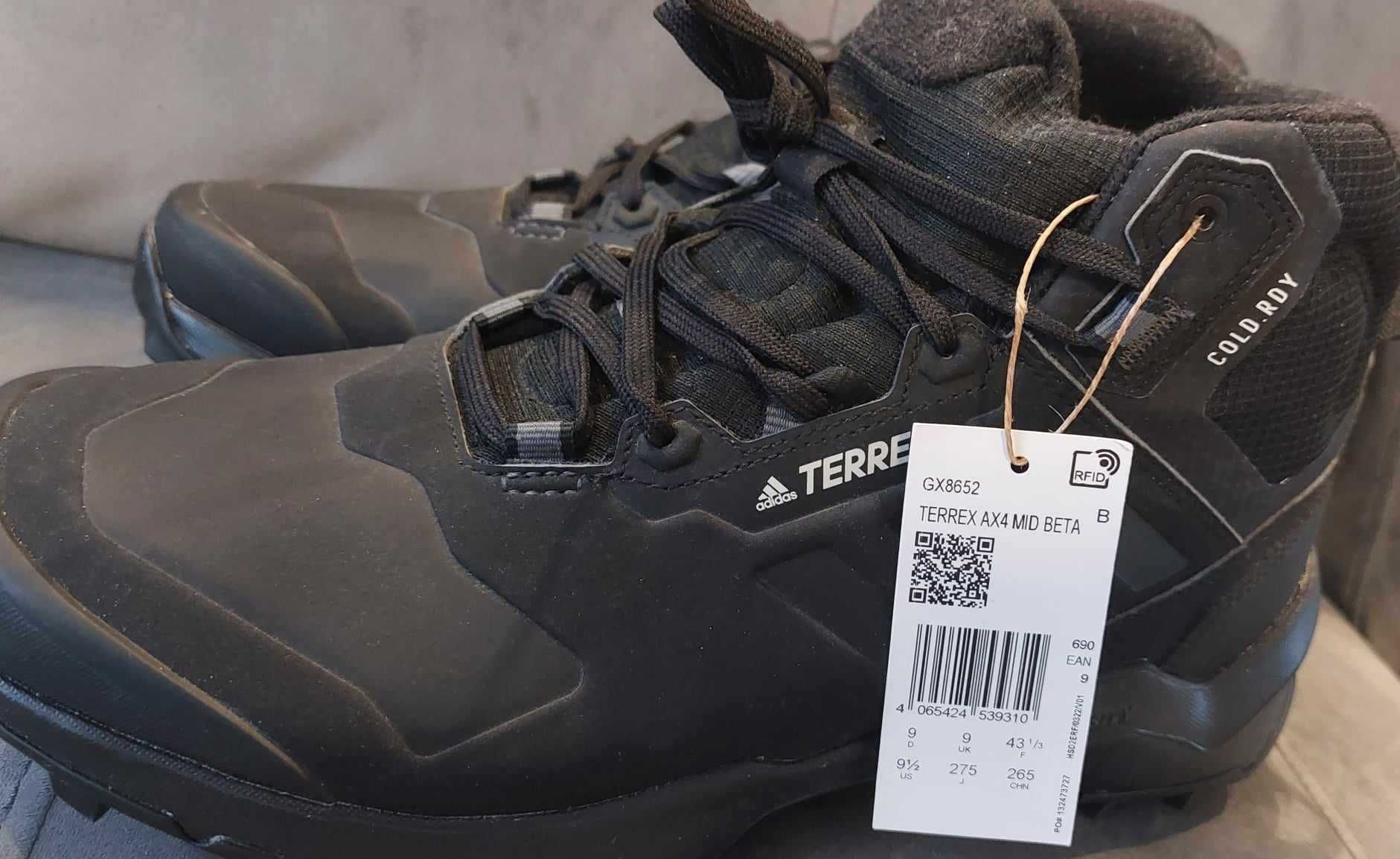 buty Terrex AX4 Mid Beta cold.dry hiking NOWE czarne