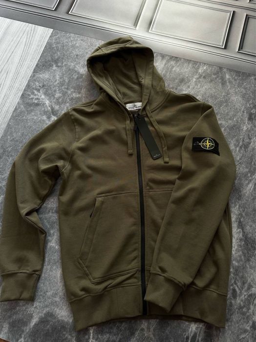 Хакі худі Stone Island чоловіча, нова з бірками