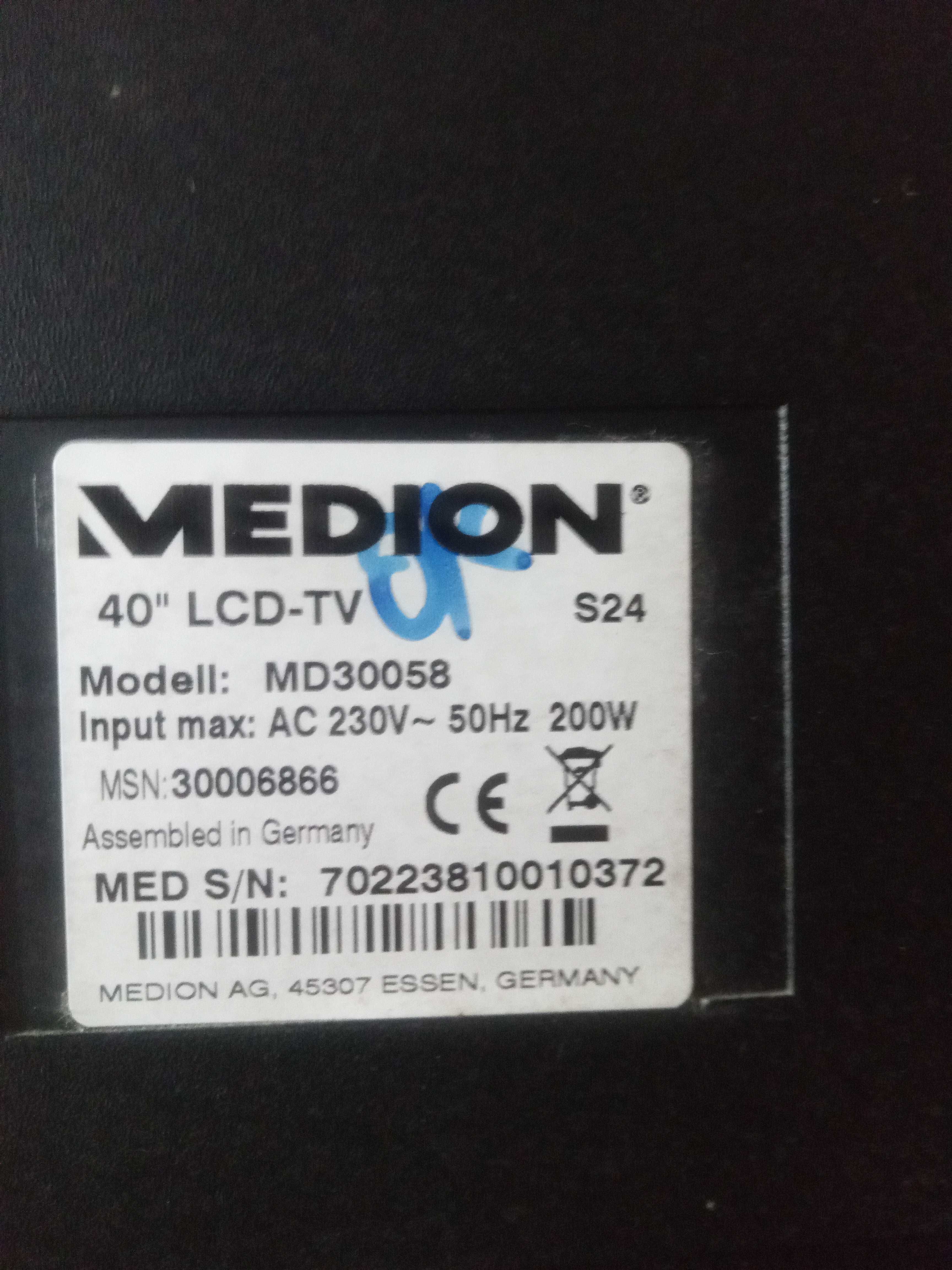 Великий LCD-телевізор 40 дюймів Medion MD30058