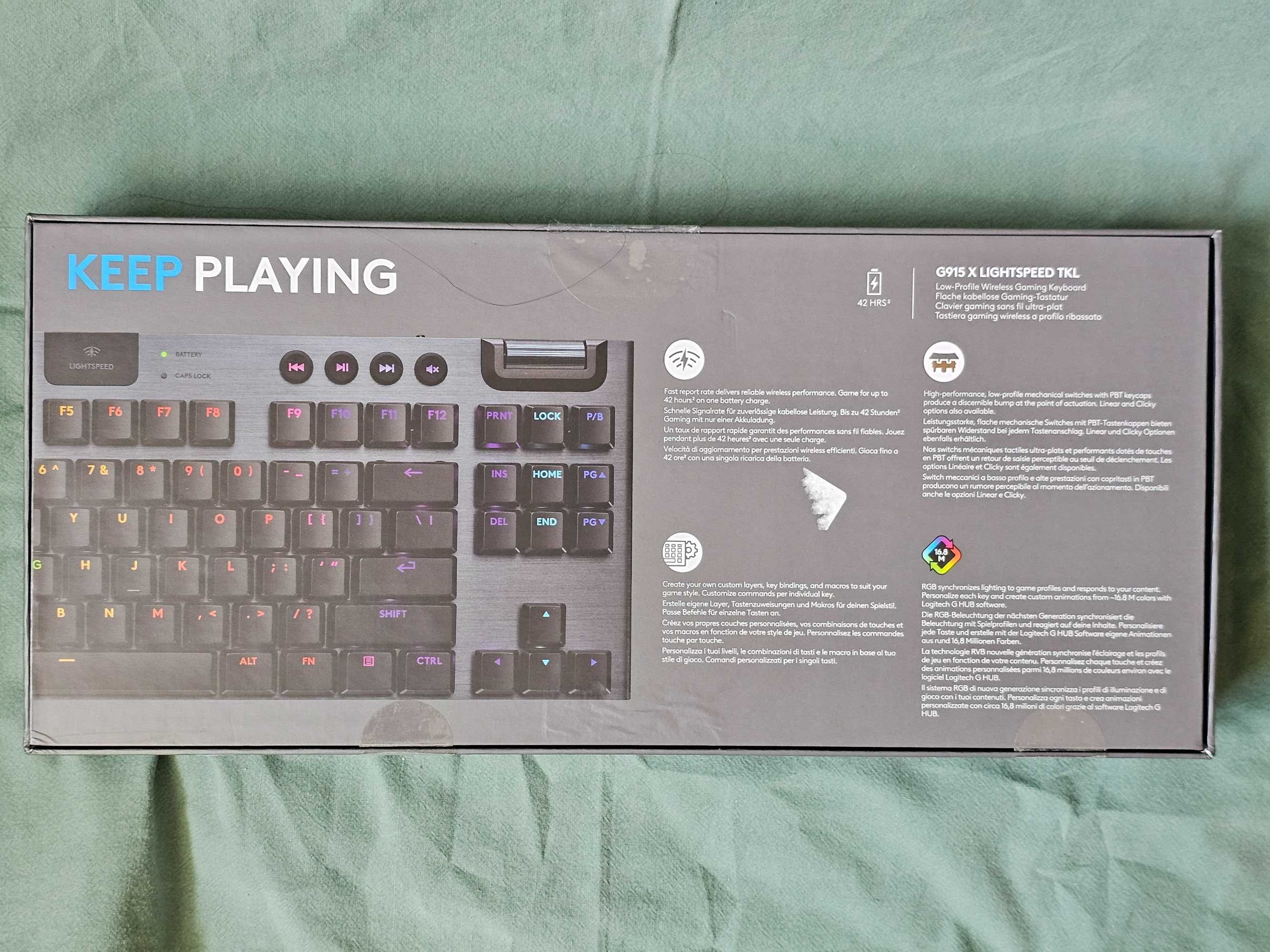 Клавіатура Logitech G915 X LIGHTSPEED TKL