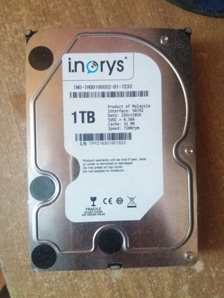 Жорсткий диск для комп'ютера на 1 TB INO-IHDD1000S2-D1-7232