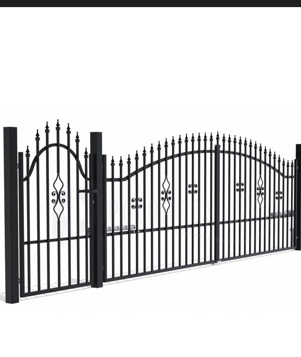 Brama wjazdowa na pilota z furtką