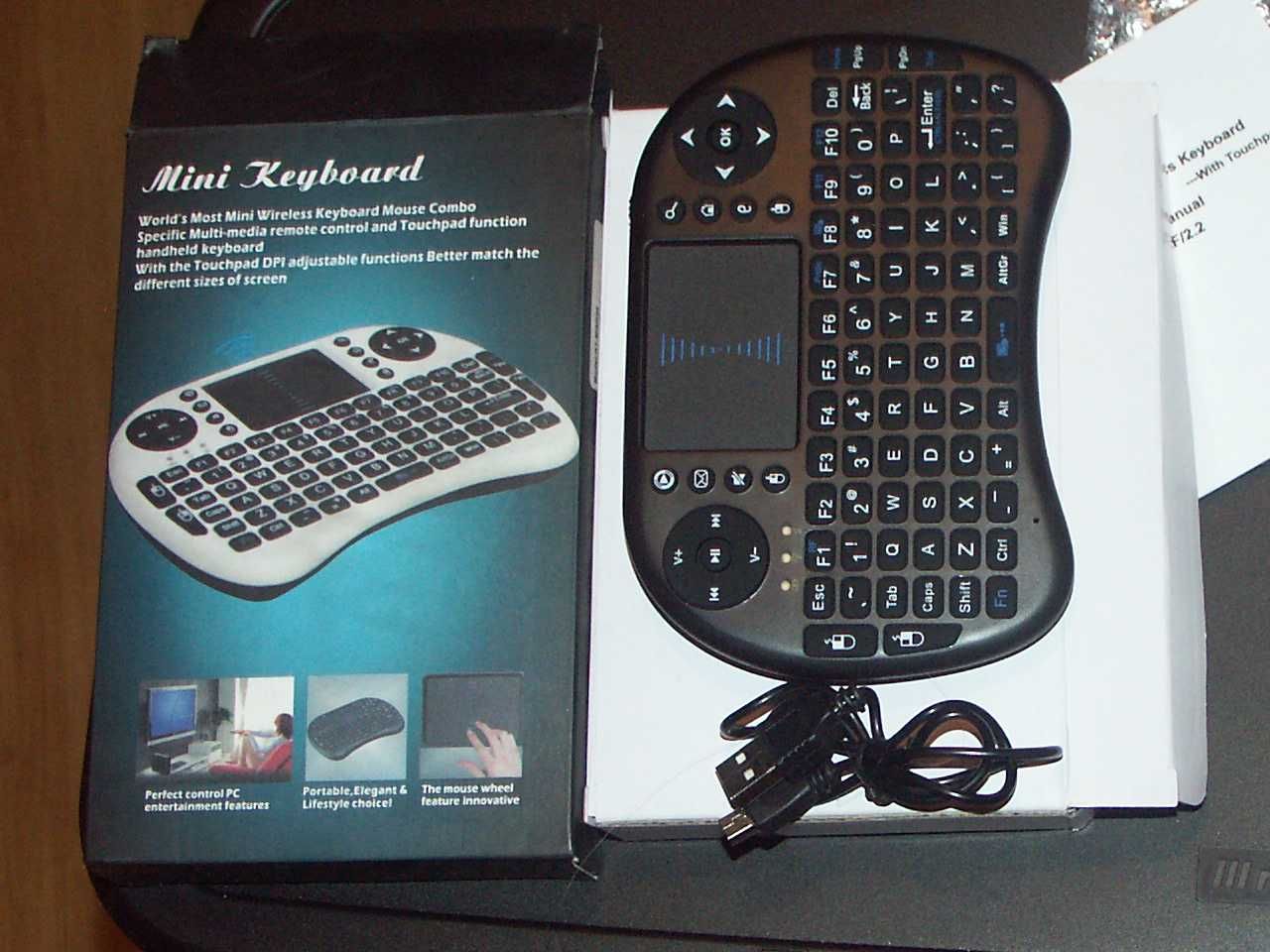Nowa klawiatura mini bezprzewodowa Smart TV XBOX PC PS