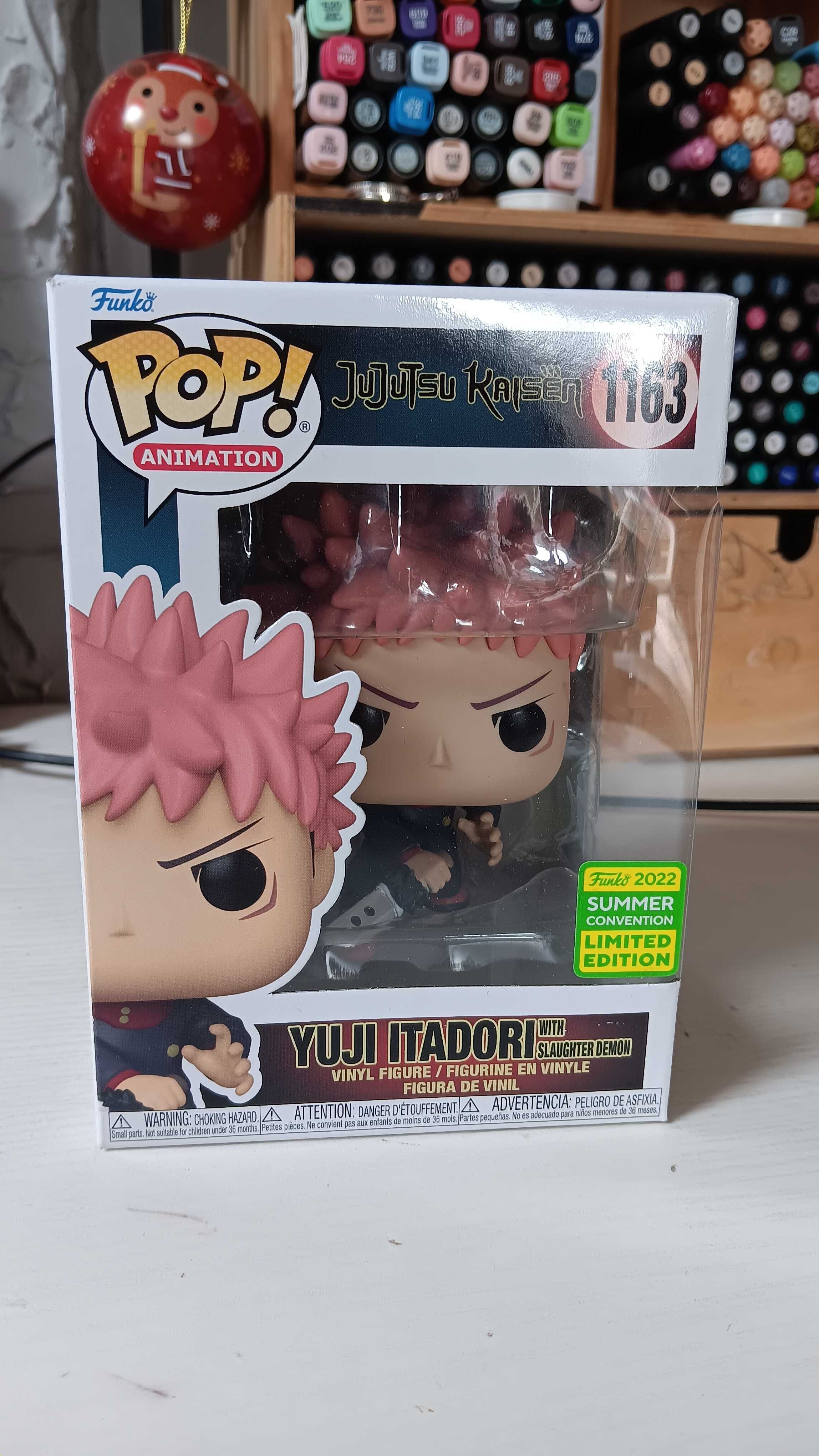 Funko pop yuji itadori with slaughter demon