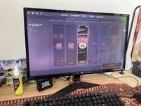 Lg mp59G + Gamingowa klawiatura + podlładka