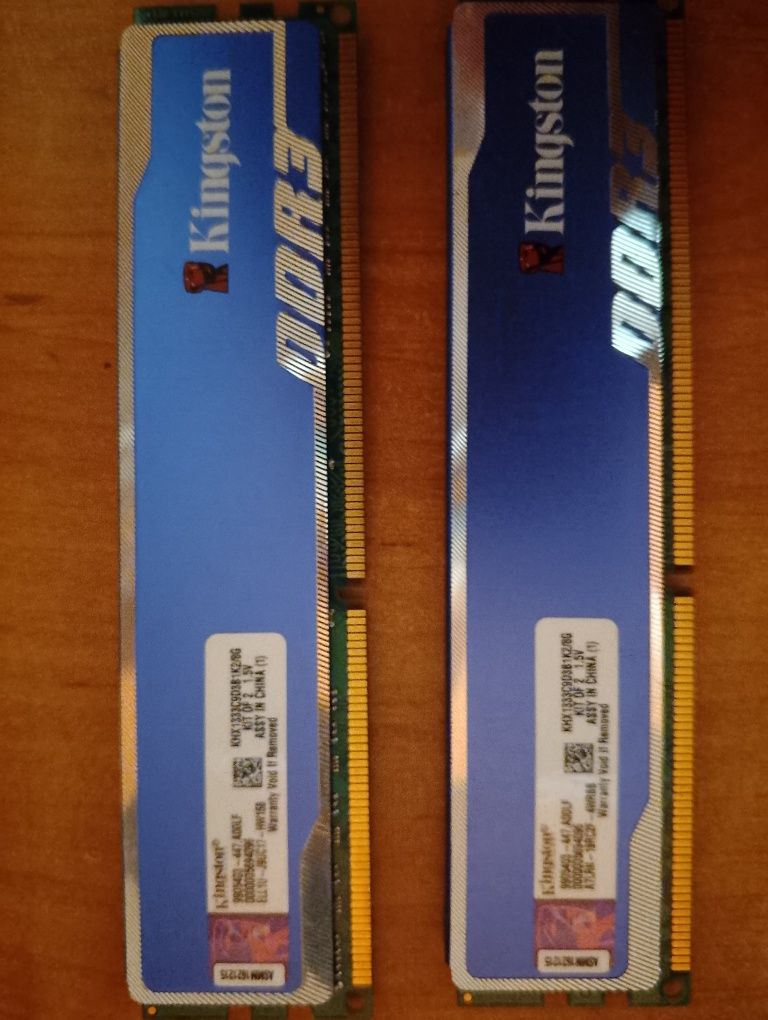Pamięć RAM kingston HYPERX blu 2x4