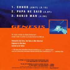 GENESIS  congo  1997    CD singiel  3 nagrania