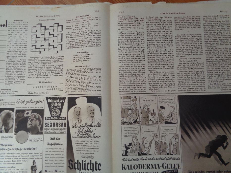 German MAGAZINE Kölnische Illustrierte Zeitung 18 februar 1937 namero