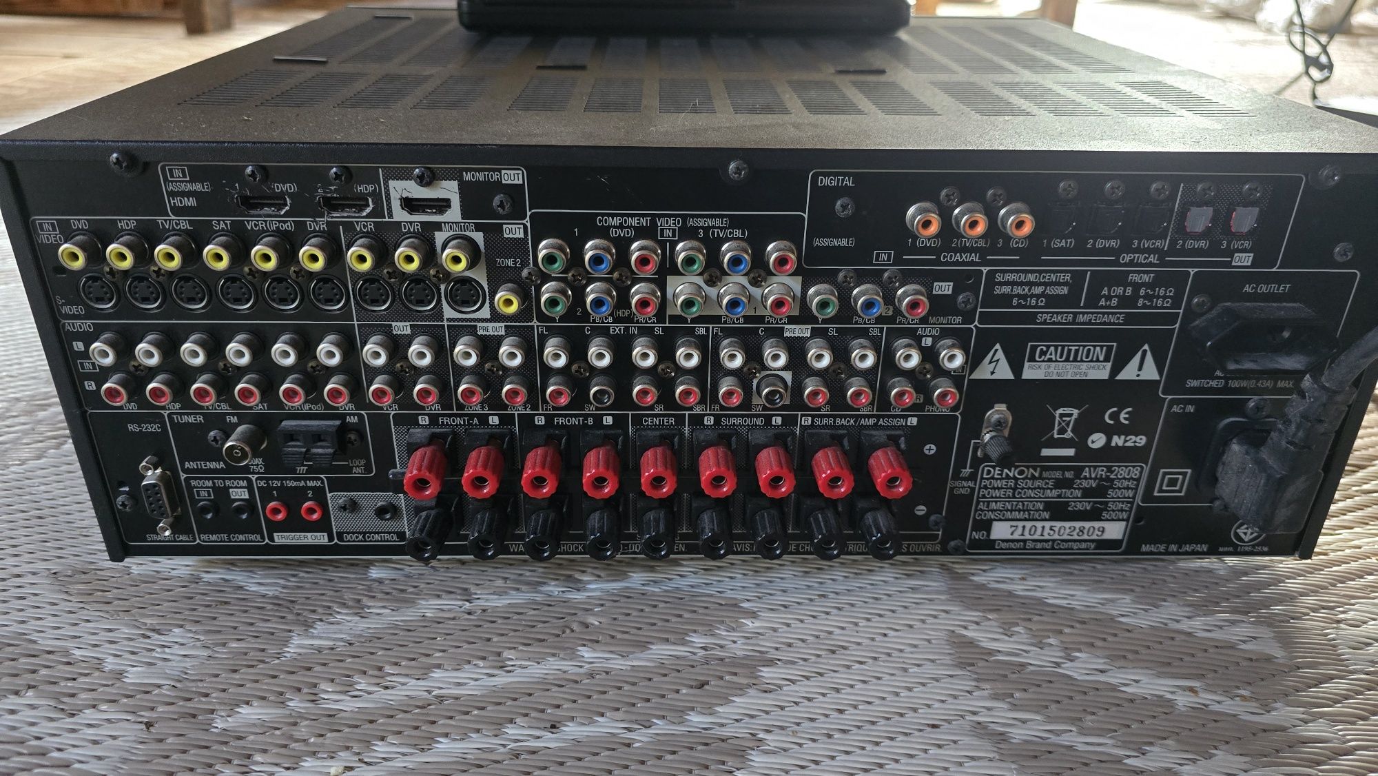 Amplituner Denon AVR-2808