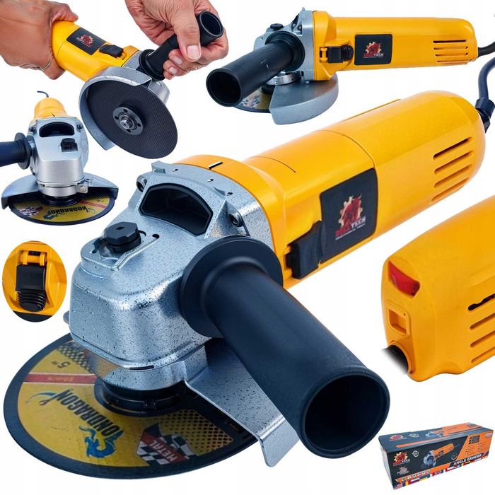 Szlifierka Kątowa 125mm Kątówka Z Regulacją Obrotów Prędkości 1350W