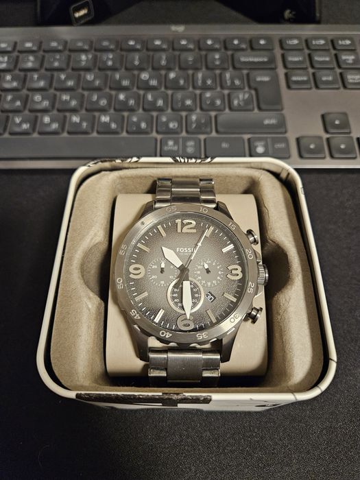 Новий годинник Fossil NATE JR1437 Chronograph