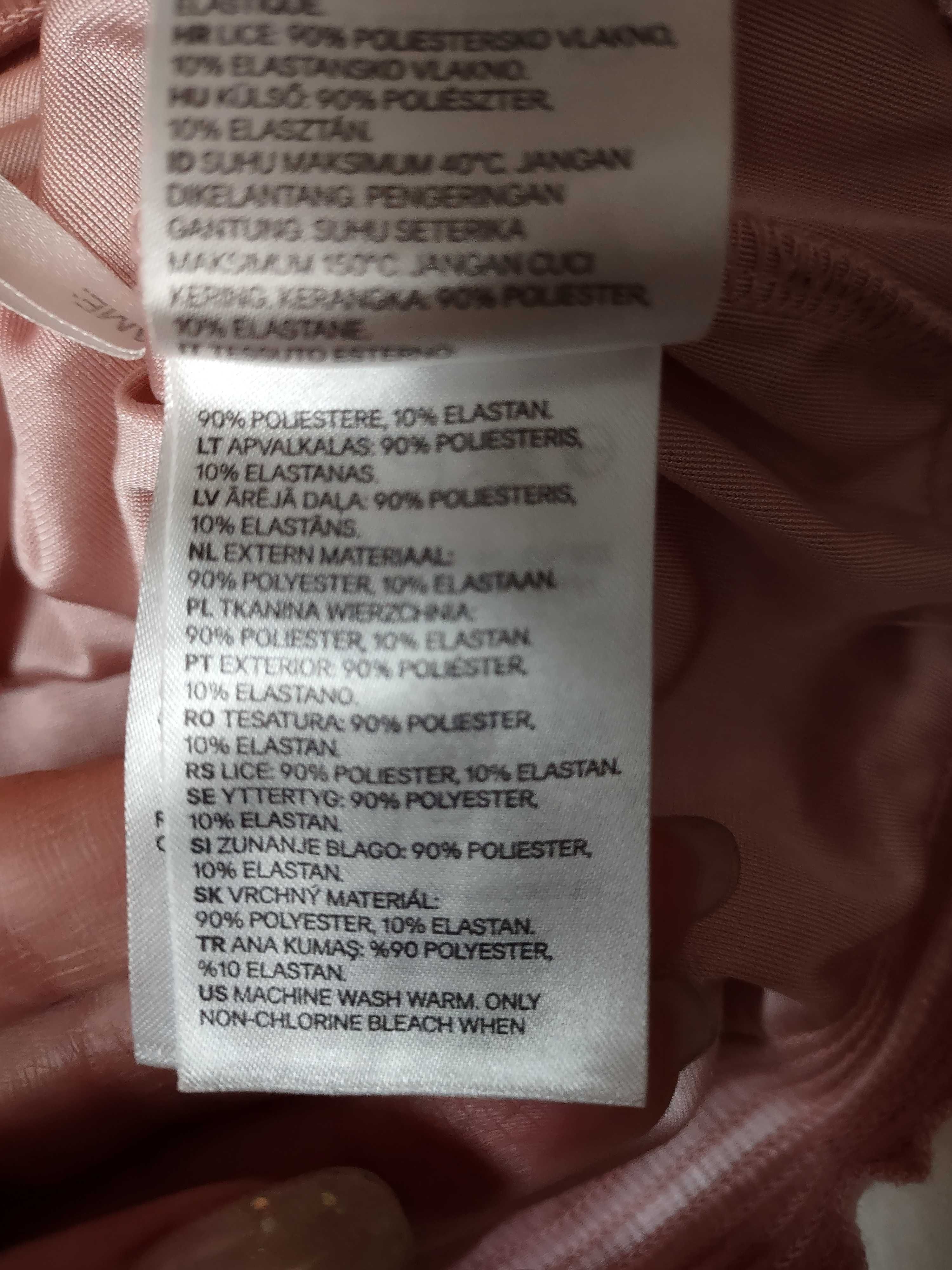 Różowa bluza z tygrysem roz. S/M - H&M