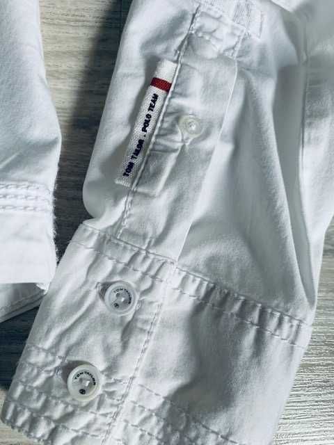 Koszula Tom Tailor Polo Team 34 biała bluzka z kołnierzykiem