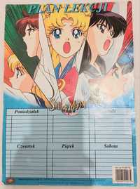 Plan lekcji. Czarodziejka z Księżyca, Sailor Moon.