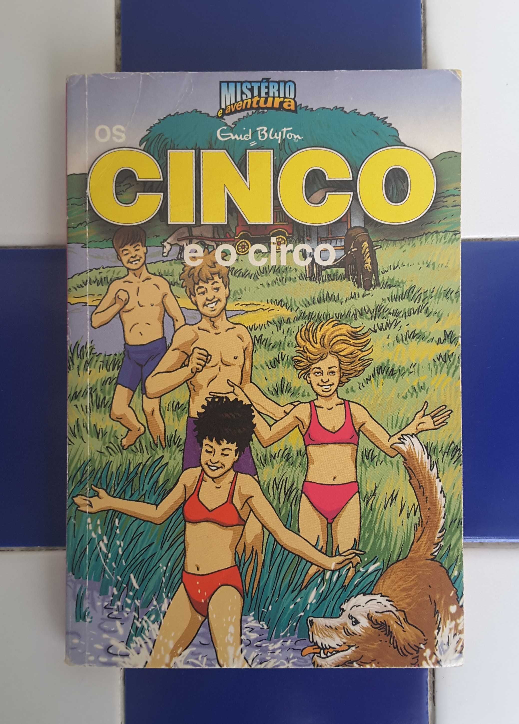 Livro "Os Cinco e o Circo", de Enid Blyton