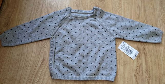 NOWY Sweterek dla chłopczyka firmy MATALAN, rozmiar 74 100% bawełny