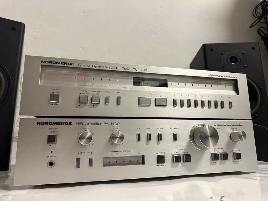 Hi-Fi Wzmacniacz stereo Nordmende PA-140, Tuner Nordmende TU-140