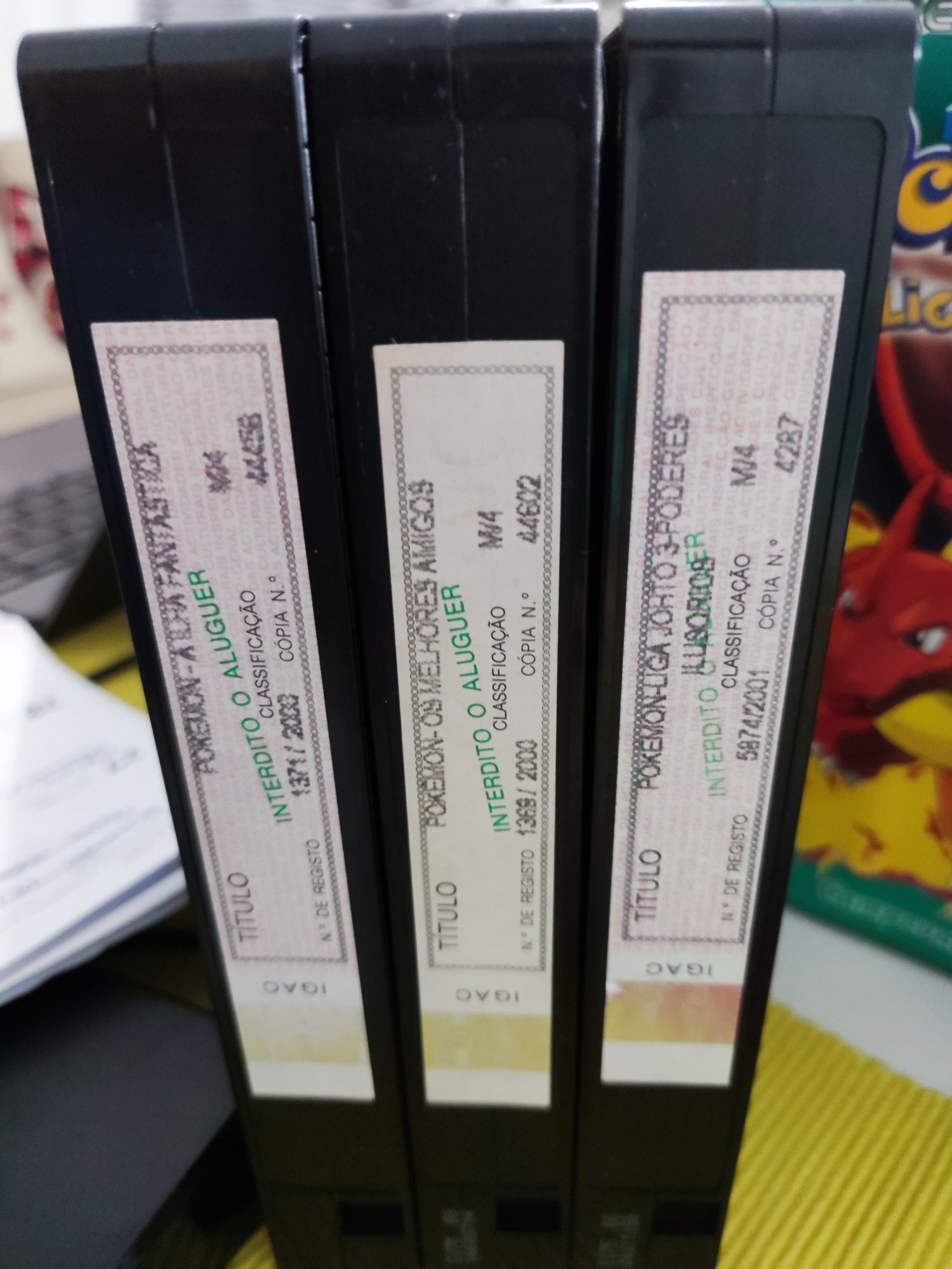 Conjunto VHS Pokémon