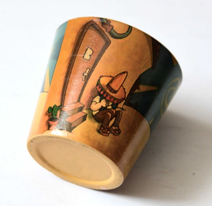Ceramiczny Świecznik na wkład Tealight Mexico