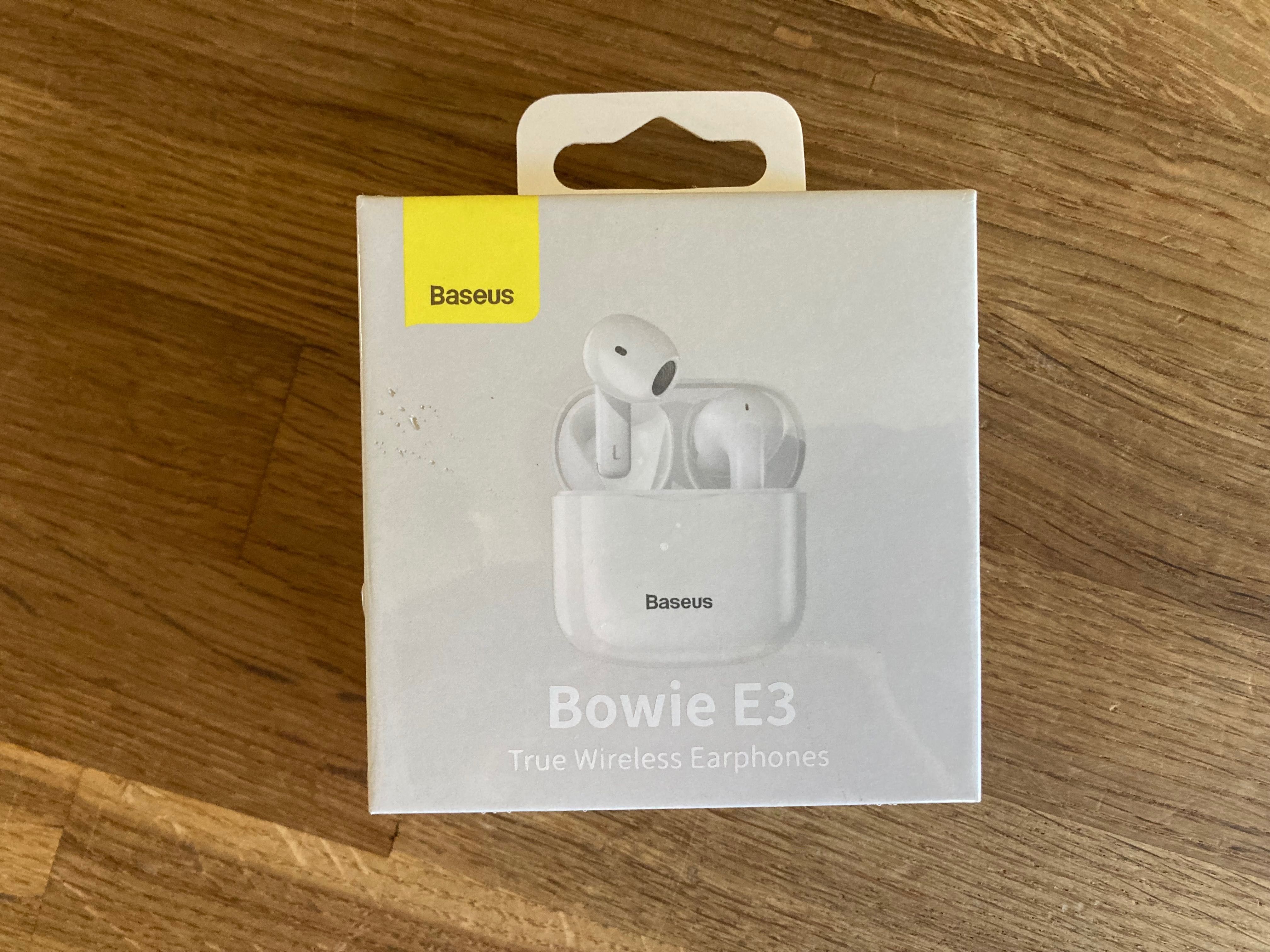 Słuchawki douszne BASEUS Bowie E3 bezprzewodowe białe