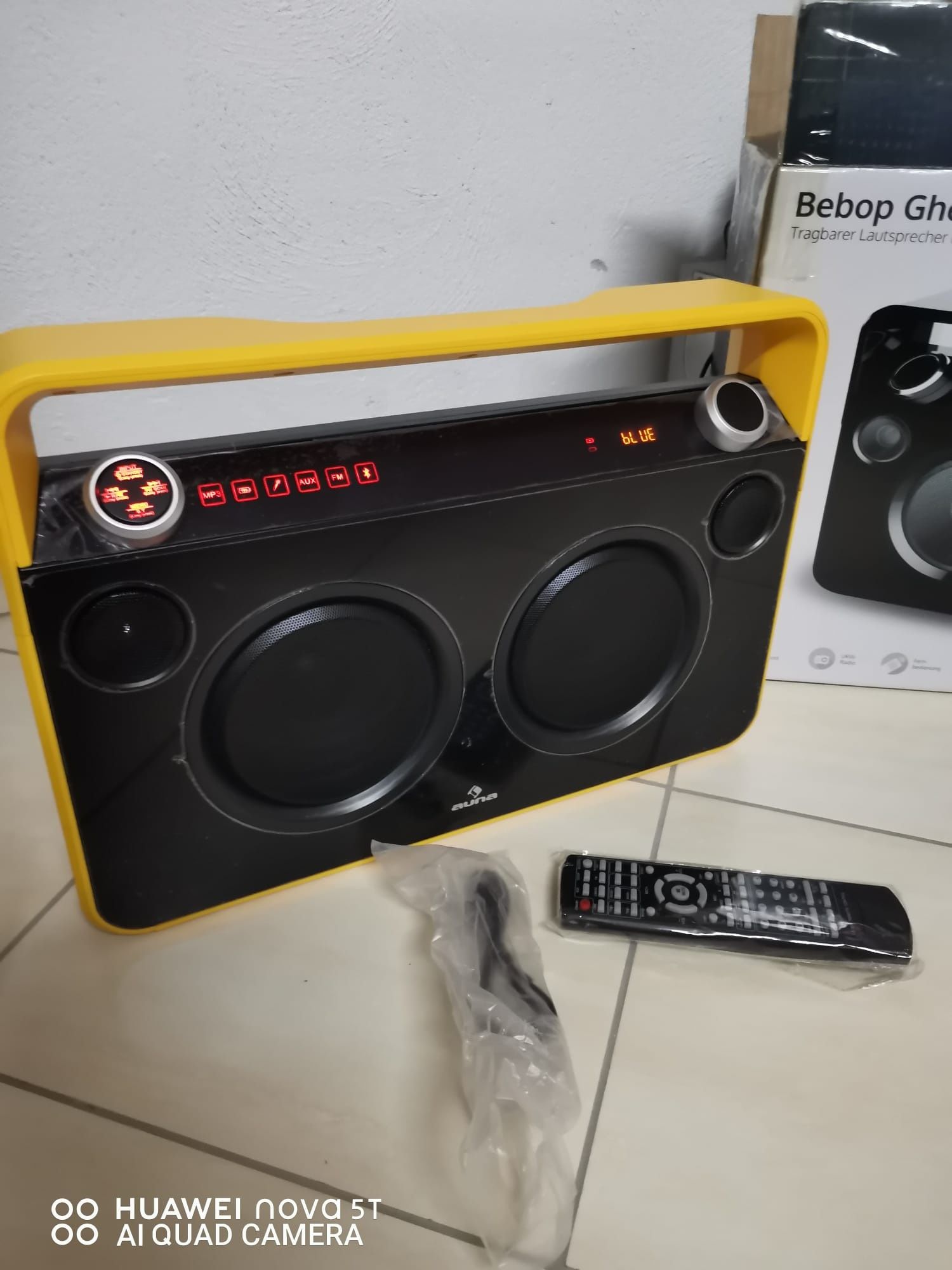Boombox auna bebop usb/bluetooth radio jak nowy