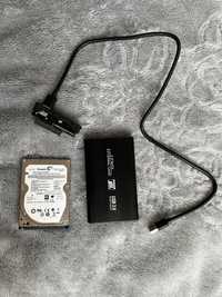 Dysk przenosny zewnętrzny 2,5’’  500 gb  USB 3.0