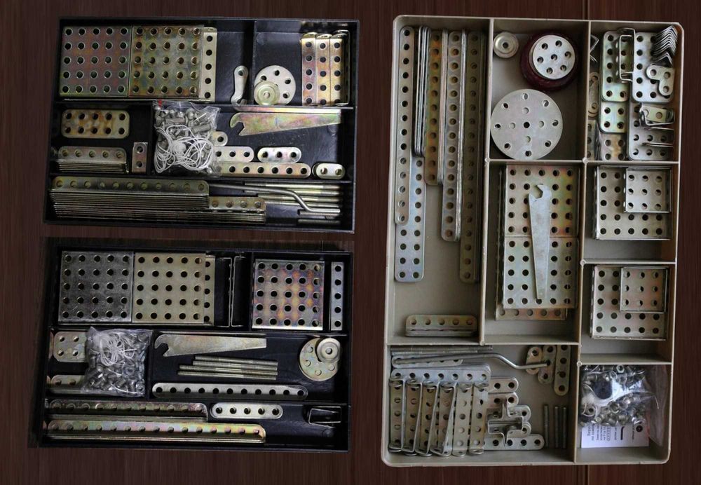 Три великих кoробки! Новий Стальний Конструктор металлический №235